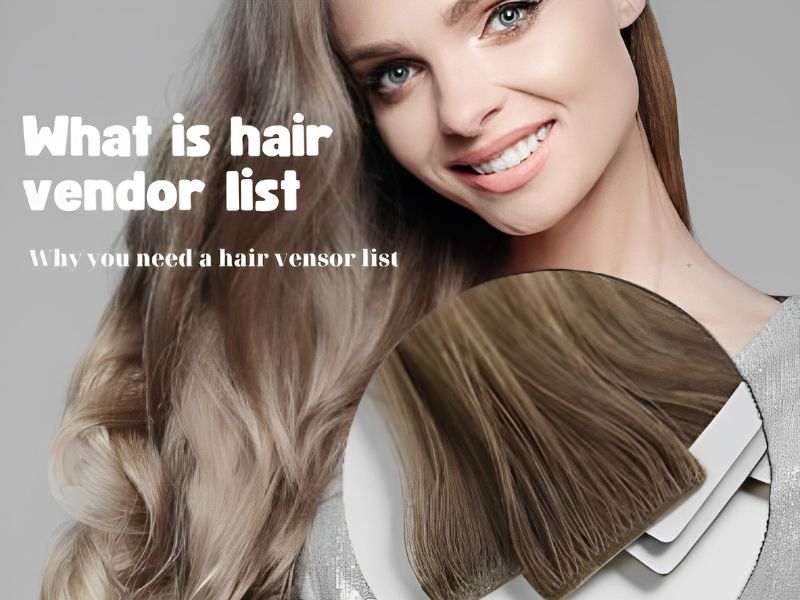 A hair vendors list is a group of suppliers from whom you can buy hair extensions and other hair supplies in bulk at wholesale prices