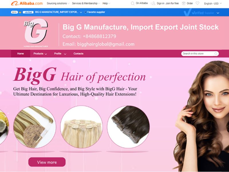 BigG Hair is a good suggestion for finding hair extensions that originate from Vietnamese women.