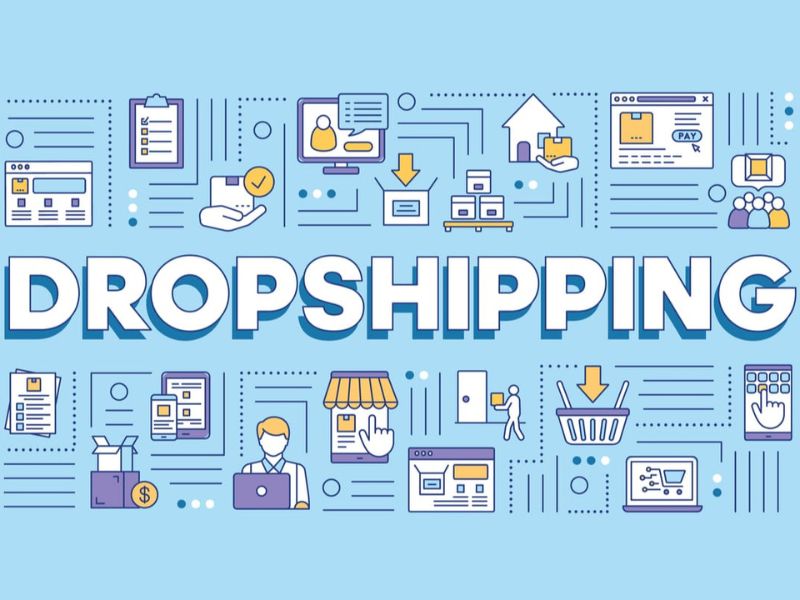 Dropshipping is a business model in which an online retailer