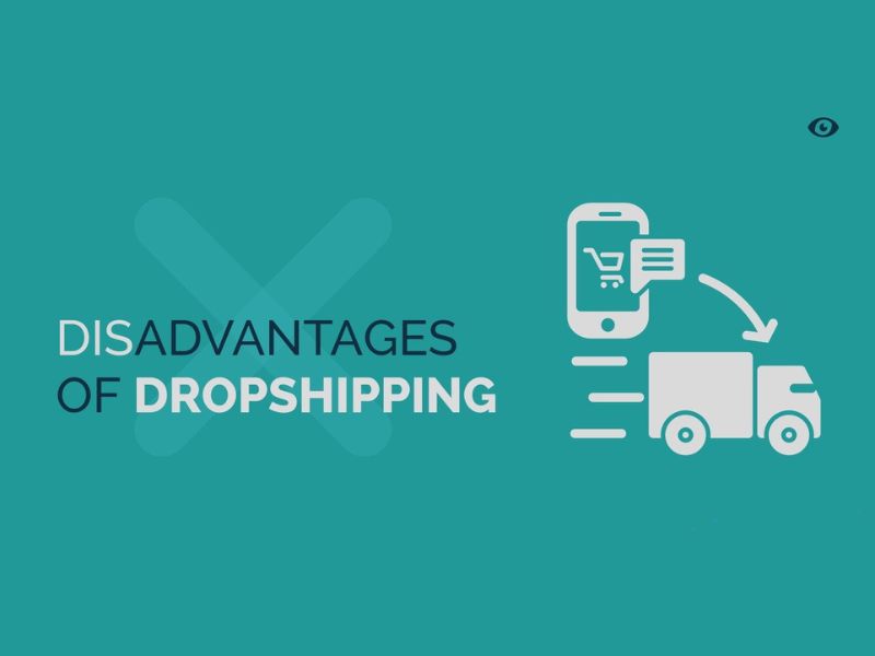 A dropshipping model also has its disadvantages