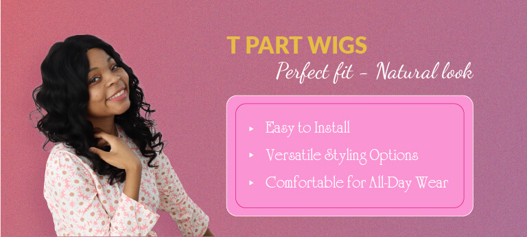 T Part Wigs