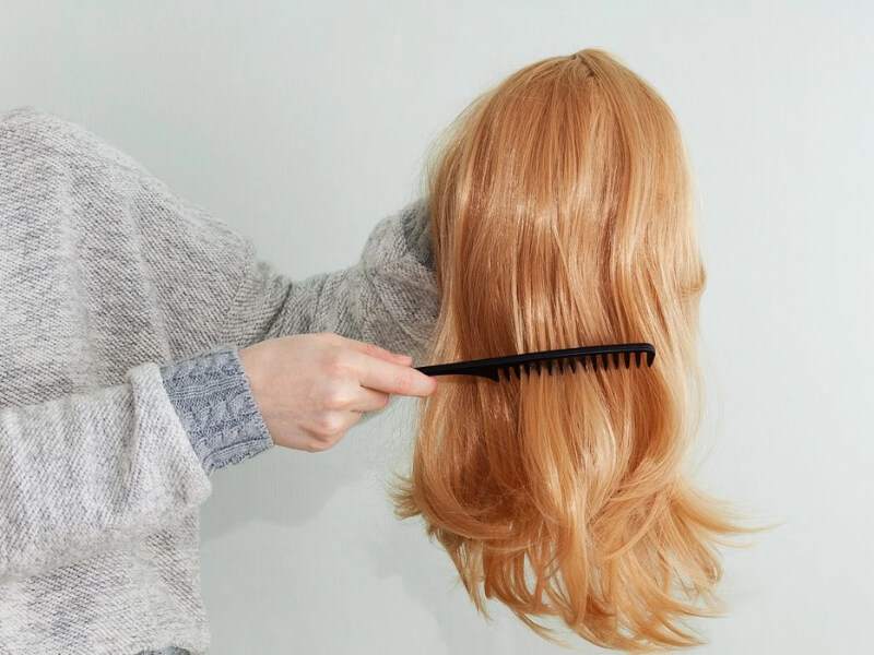 Step 4: Use a wide-tooth comb to start detangling