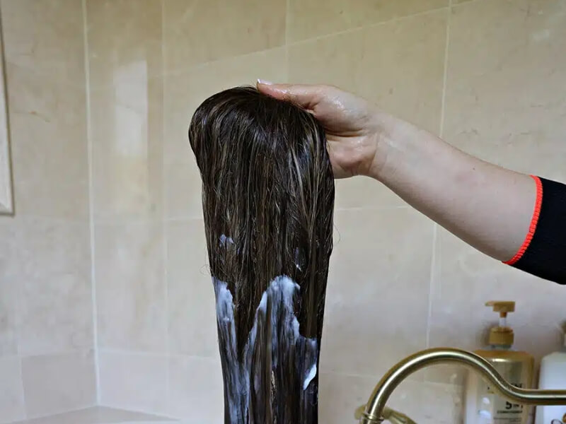 Step 2: Use a deep conditioning treatment specifically formulated for human hair wigs