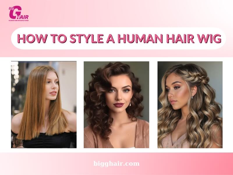 Easy Ways on How to Style a Human Hair Wig