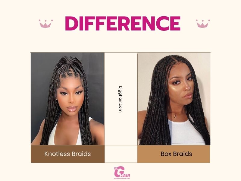 Difference Between Knotless Braids Vs Box Braids: Which Style Is Best for You?