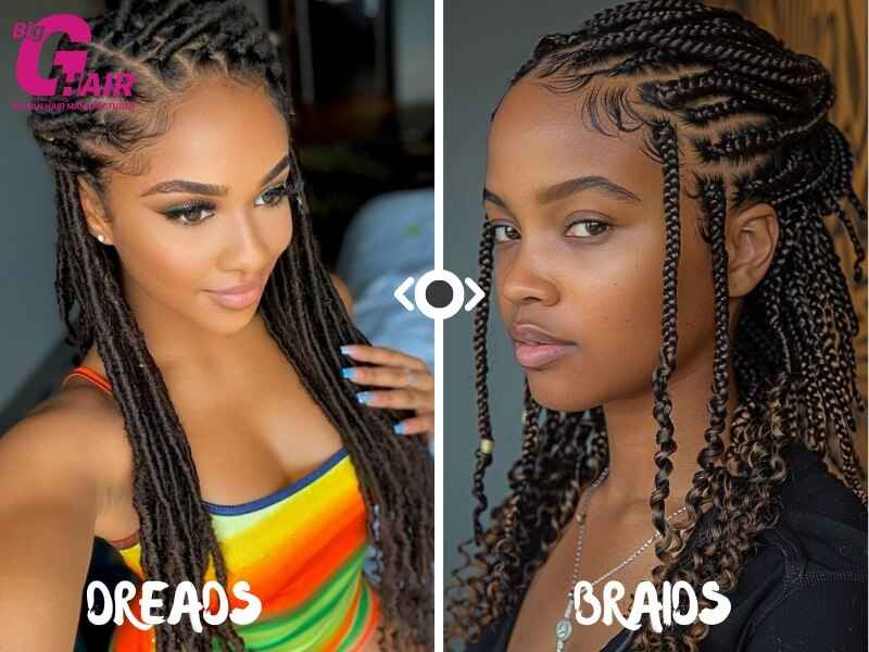 Braids and Dreads