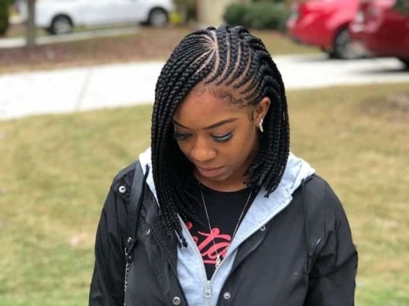 Hairstyle Jayda Wayda braids bob