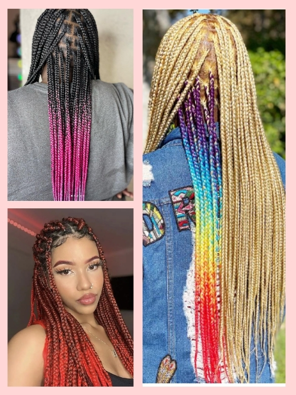 One of the significant advantages of peek a boo hair braids is that they help protect your natural hair.