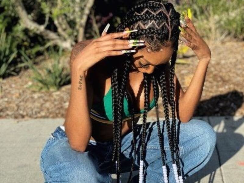 Zigzag Pop Smoke braids