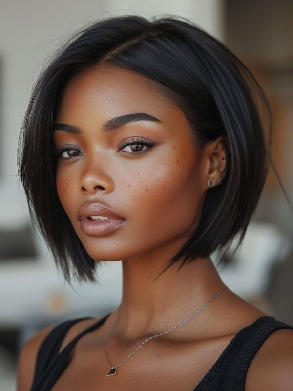 The graduated bob layered adds extra texture and volume through carefully crafted layers.